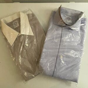 Lot of 2 Brooks Brother button shirt size 16.5/34